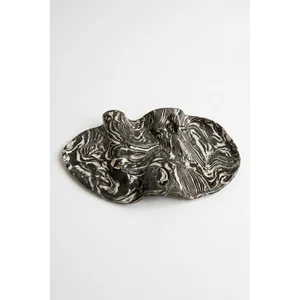 Stoneware Zebra Sunum Tabağı