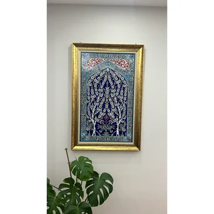 Handmade Tree of Life Quartz Tile Panel Wall Art