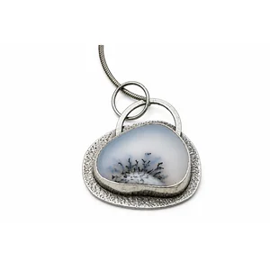 Dendritli Opal Gümüş Kolye