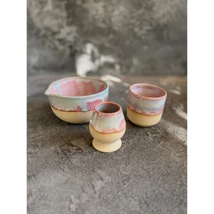 Stoneware El Yapımı Matcha Set