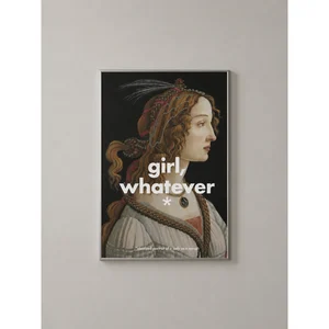 Girl, Whatever Fine Art Baskı
