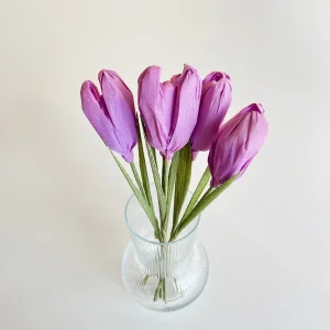 Paper Blooms! Mor Lale Buketi