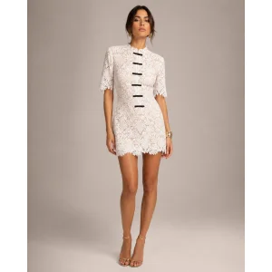 Limited Edition Celeste Lace Beyaz Mini Elbise