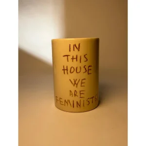 Handmade Ceramic Feminist Slogan Kupa
